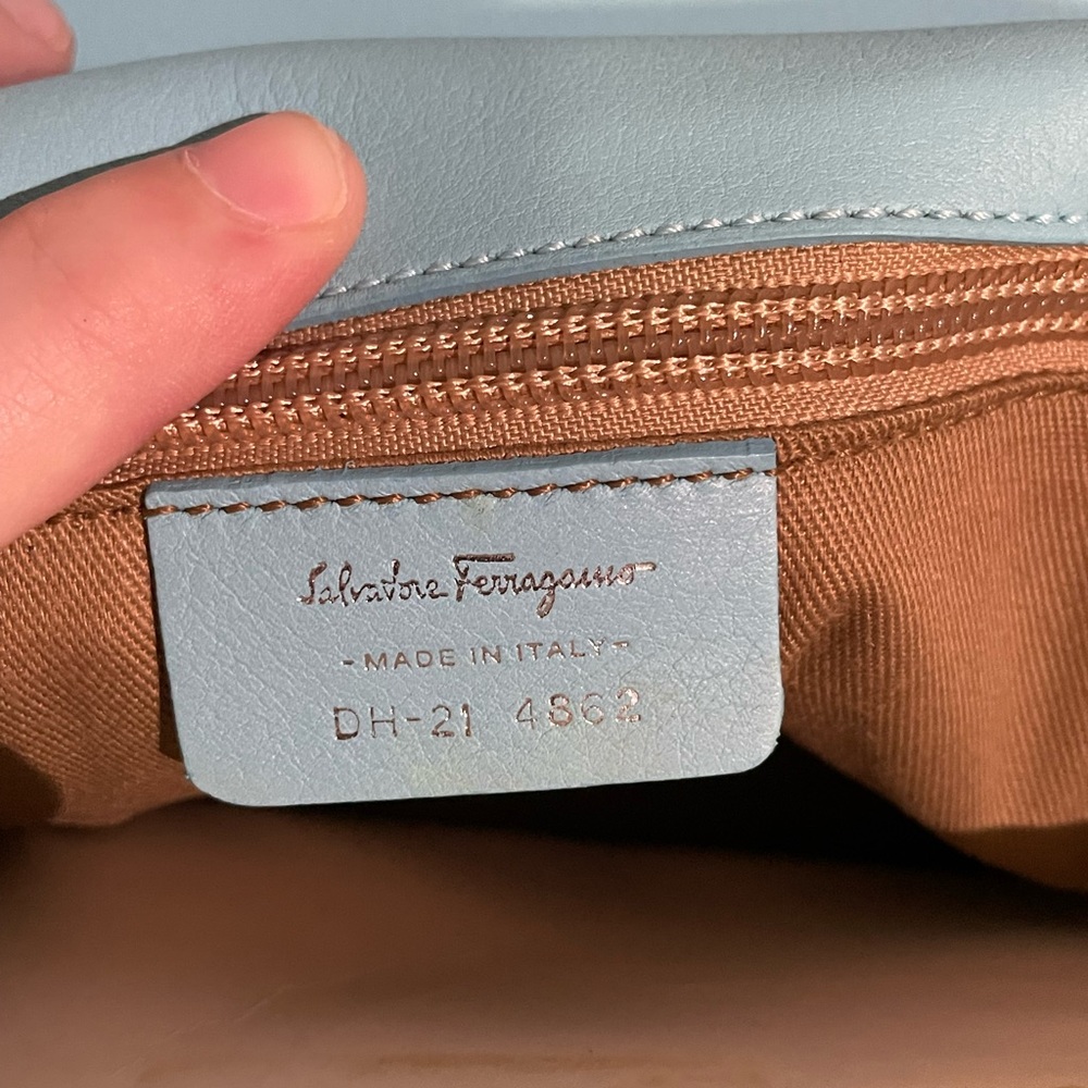 Salvatore Ferragamo Light Blue Shoulder Bag - Picture 5 of 8